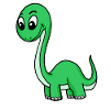 green dino