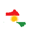 Kurdistan land flag