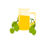 Biergarten Biertrinker Bier Bierkrüge