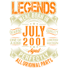 2001 July Birthday Legend