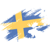 Sweden Flag - Elk