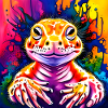 Leopard Gecko Splash Art