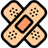 Plaster crossed