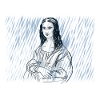 mona lisa rain