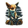 Chihuahua | Bike | Bicycle | Dog | Cycling |