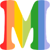 Letter M Rainbow