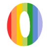 Buchstabe oder Regenbogen