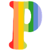 Letter P Rainbow
