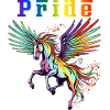 Ride with Pride Majestic Rainbow Pegasus