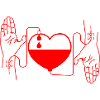 Blood giving red