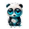 Doux panda ours
