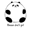 Bitte geh nicht – Dicker Panda