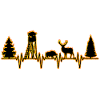 Hunter Heartbeat Pulse Fire ECG