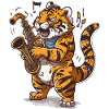Saxophonist Tiger