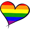 Pride heart LGBTQ+