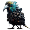 Steampunk Vogel