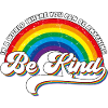 Be Kind LGBT Rainbow
