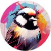 Chickadee bird