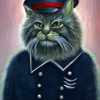 Karl, the admiral cat
