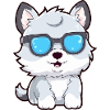 Looki the spectacled wolf