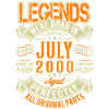 2000 Juillet Birthday Legend
