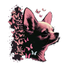 Chihuahua Dog Butterfly 13
