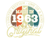 Cadeau d’anniversaire né en 1963