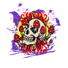 Artful skull