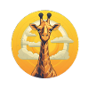 Giraffe Typography Masterpiece