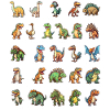 Dinosaure ABC Dino Alphabet