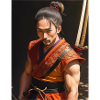 Japanese man with katana