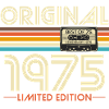 Original 1975 Jahrgang Vintage Geburtstag Retro