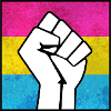 Pansexual Pride Fist sticker