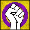 Intersex Pride Fist sticker