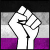 Agender Fist sticker