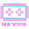 OLD SCHOOL BLUE PINK