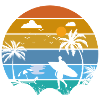 Summer Beach Sunset