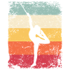 Gymnast Baton Retro Rhythmic Gymnastics