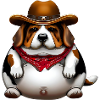 Gros Beagle Cowboy