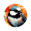 Chickadee bird