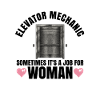 Aufzugsmechanikerin Design Für Einen