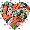 L'amour des sushis