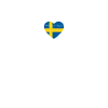 Sweden Heartbeat Swedish flag Sweden
