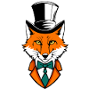 Fuchs mit Zylinder