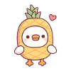 Cute Pineapple Ducky Funny