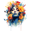 Femme aux oiseaux