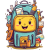 cute cartoon bag school