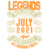2021 July Birthday Legend