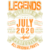 2020 July Birthday Legend