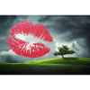 Baiser de la Saint-Valentin.